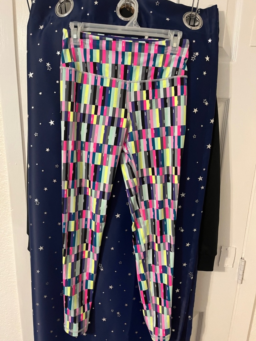 Victoria's Secret Neon Geo-Stripe Leggings